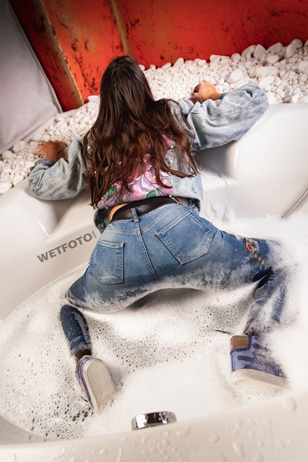 jeans wetlook wetfoto