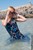 wet girl get wet wet hair fully clothed dress stockings boots sea