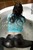 wet girl get wet wet hair fully clothed jacket leggings shoes high heels bath