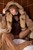 wet woman get wet wet hair fully clothed sheepskin coat jacket blouse stockings shorts boots jacuzzi bath