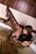 wet woman get wet wet hair fully clothed sheepskin coat jacket blouse stockings shorts boots jacuzzi bath