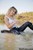 wet girl get wet wet hair fully clothed tight jeans vest fur t-shirt leather jackboots lake