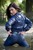 wet girl get wet fully clothed jacket jeans t-shirt high heels shoes lake