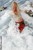 wet girl get wet wet hair fully clothed jacket skirt stockings shoes top sea